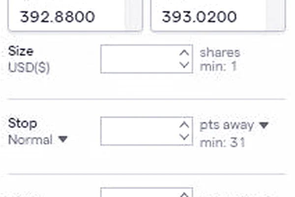 Automated execution interface showing recent trades